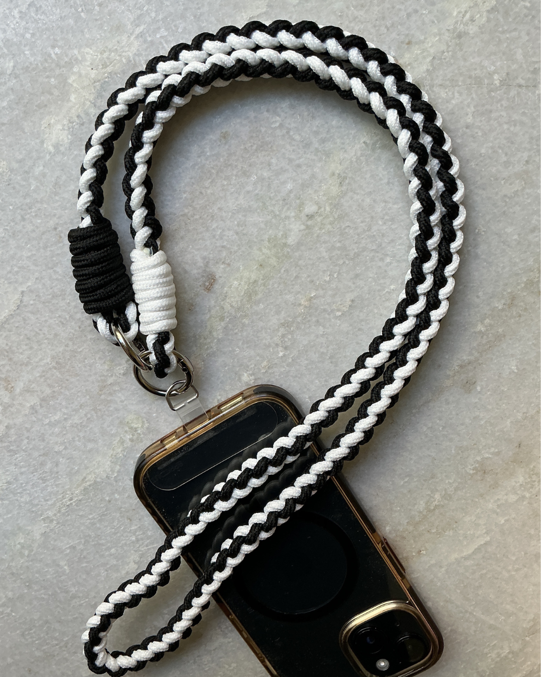 Mono Edit Braided Crossbody Phone Strap